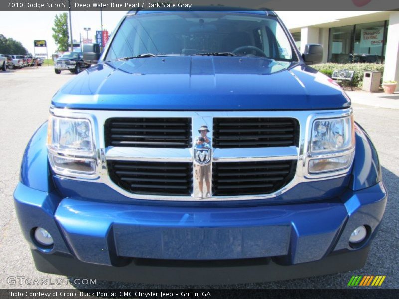Deep Water Blue Pearl / Dark Slate Gray 2010 Dodge Nitro SE