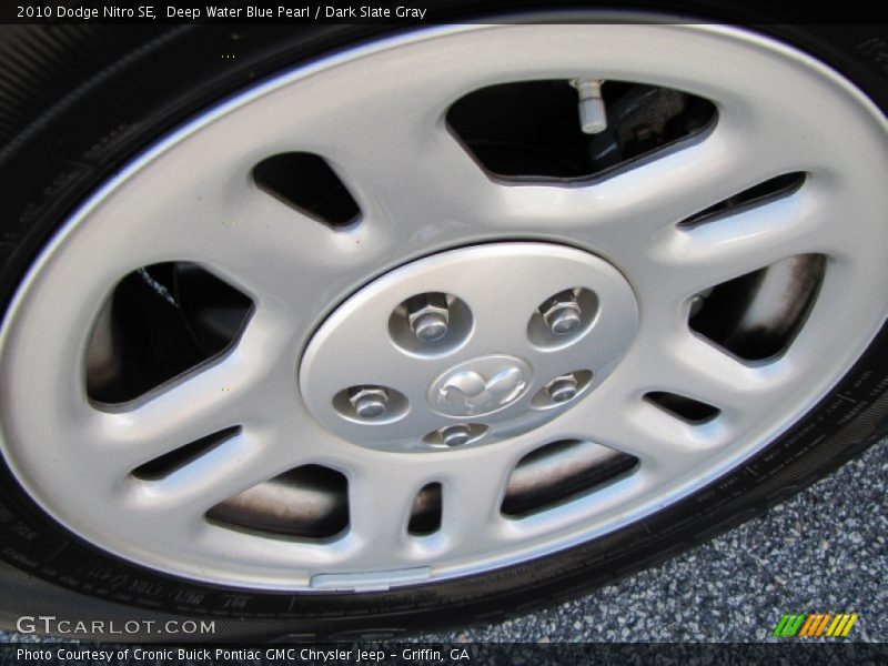 Deep Water Blue Pearl / Dark Slate Gray 2010 Dodge Nitro SE