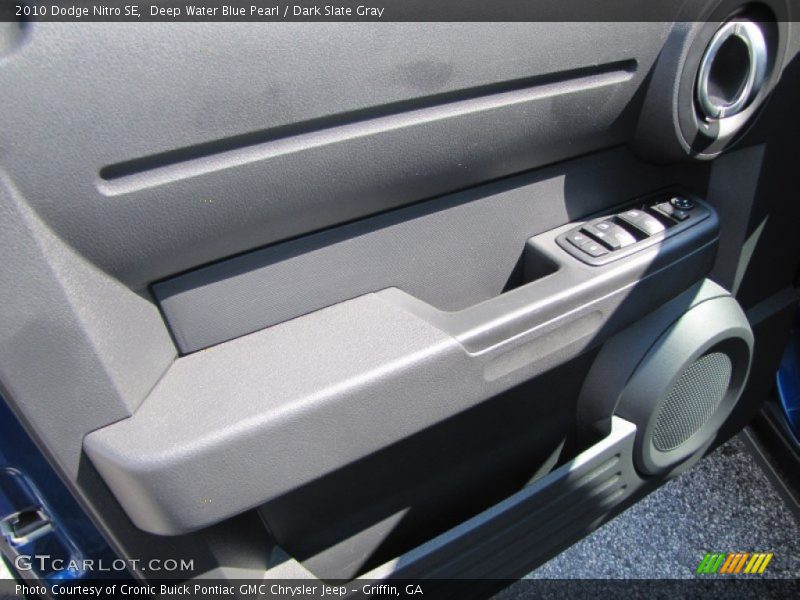 Deep Water Blue Pearl / Dark Slate Gray 2010 Dodge Nitro SE