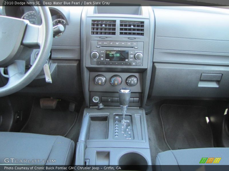 Deep Water Blue Pearl / Dark Slate Gray 2010 Dodge Nitro SE