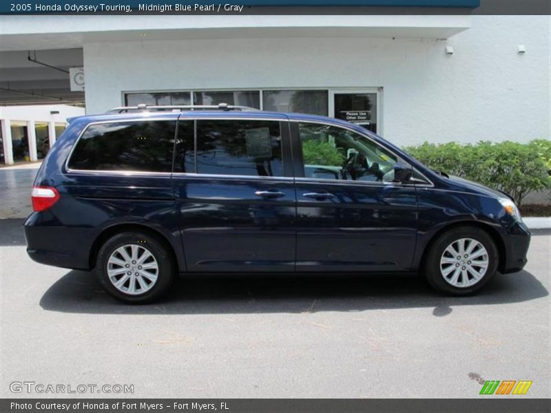 Midnight Blue Pearl / Gray 2005 Honda Odyssey Touring