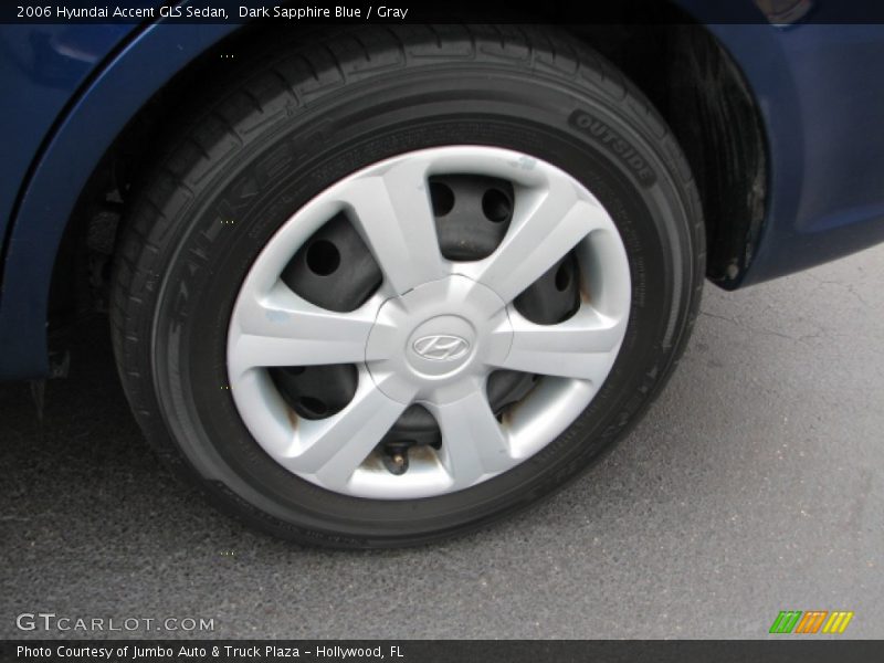 Dark Sapphire Blue / Gray 2006 Hyundai Accent GLS Sedan