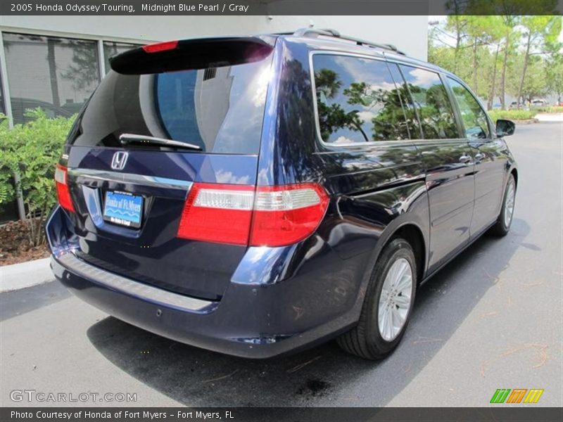 Midnight Blue Pearl / Gray 2005 Honda Odyssey Touring