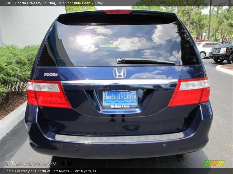 Midnight Blue Pearl / Gray 2005 Honda Odyssey Touring