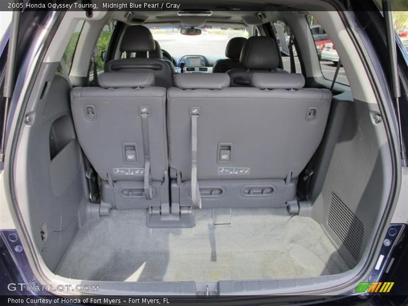 Midnight Blue Pearl / Gray 2005 Honda Odyssey Touring