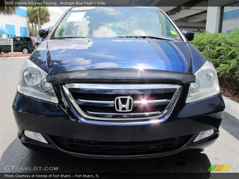 Midnight Blue Pearl / Gray 2005 Honda Odyssey Touring
