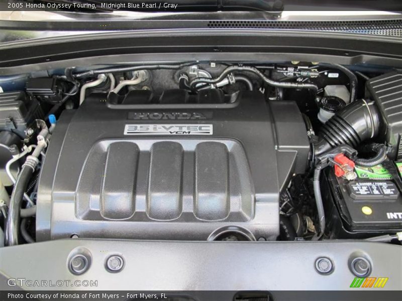 Midnight Blue Pearl / Gray 2005 Honda Odyssey Touring