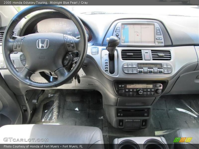 Midnight Blue Pearl / Gray 2005 Honda Odyssey Touring