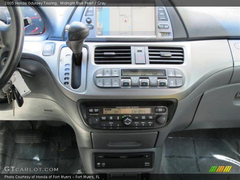 Midnight Blue Pearl / Gray 2005 Honda Odyssey Touring