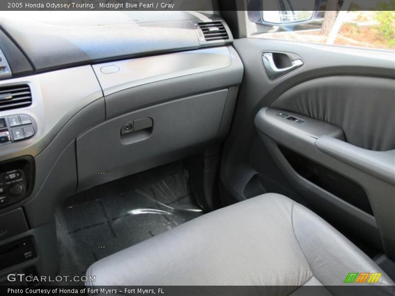Midnight Blue Pearl / Gray 2005 Honda Odyssey Touring
