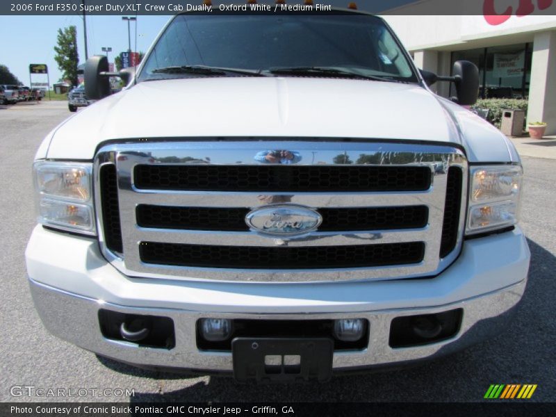 Oxford White / Medium Flint 2006 Ford F350 Super Duty XLT Crew Cab Dually