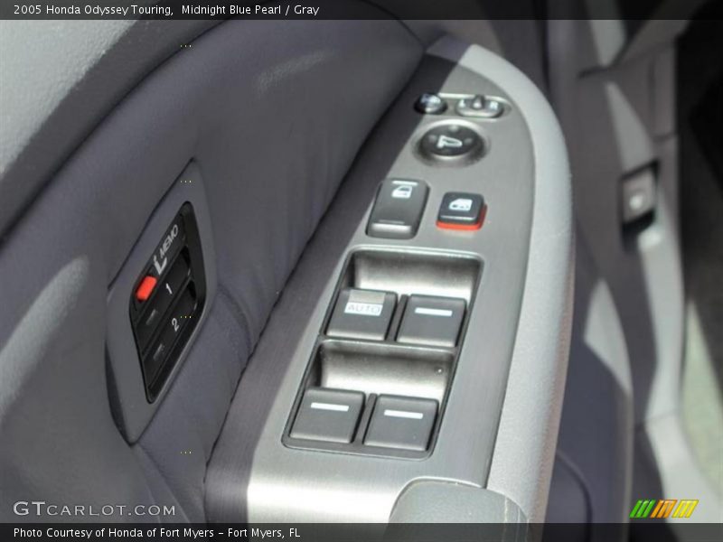 Midnight Blue Pearl / Gray 2005 Honda Odyssey Touring