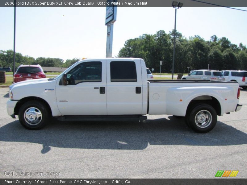 Oxford White / Medium Flint 2006 Ford F350 Super Duty XLT Crew Cab Dually