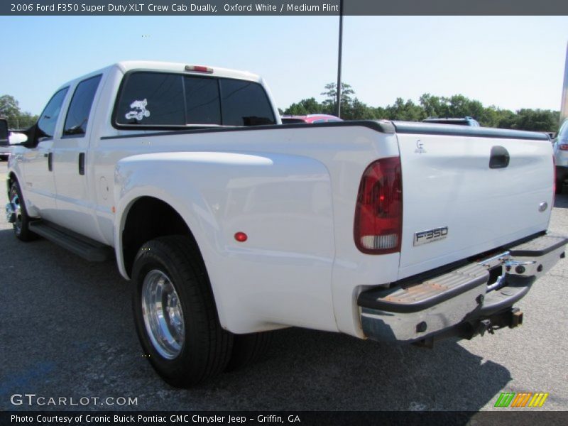 Oxford White / Medium Flint 2006 Ford F350 Super Duty XLT Crew Cab Dually