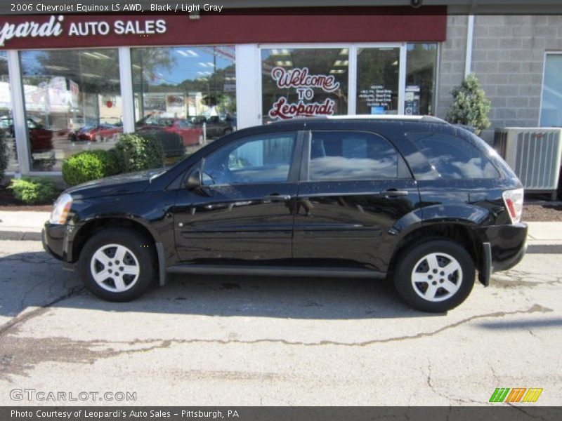 Black / Light Gray 2006 Chevrolet Equinox LS AWD