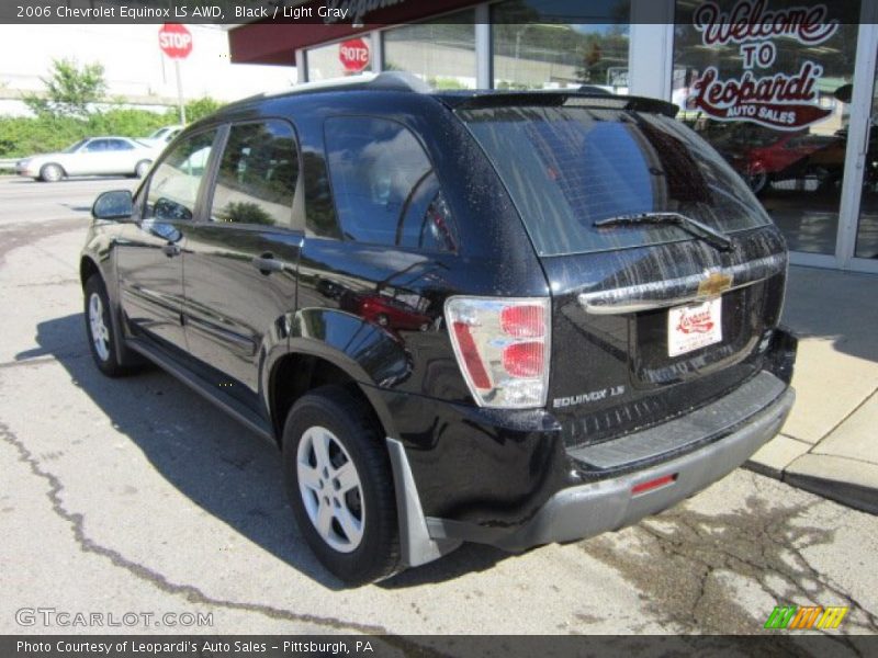 Black / Light Gray 2006 Chevrolet Equinox LS AWD