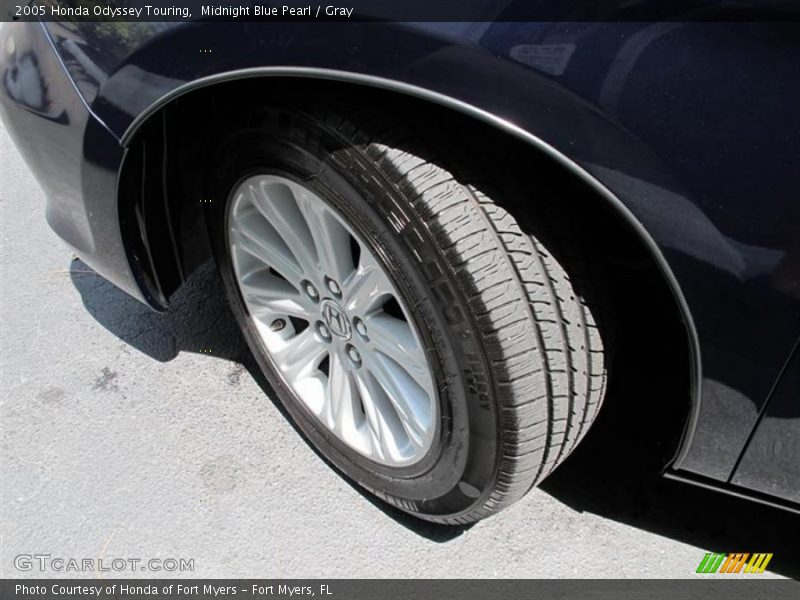 Midnight Blue Pearl / Gray 2005 Honda Odyssey Touring