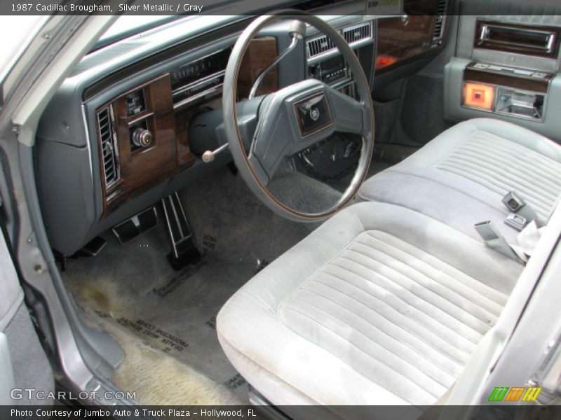 Gray Interior - 1987 Brougham  