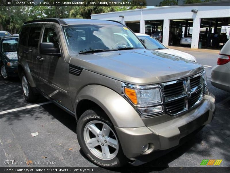 Light Khaki Metallic / Dark Khaki/Medium Khaki 2007 Dodge Nitro SLT 4x4