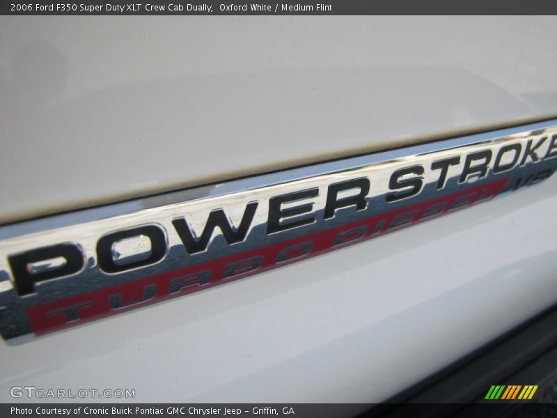 Oxford White / Medium Flint 2006 Ford F350 Super Duty XLT Crew Cab Dually