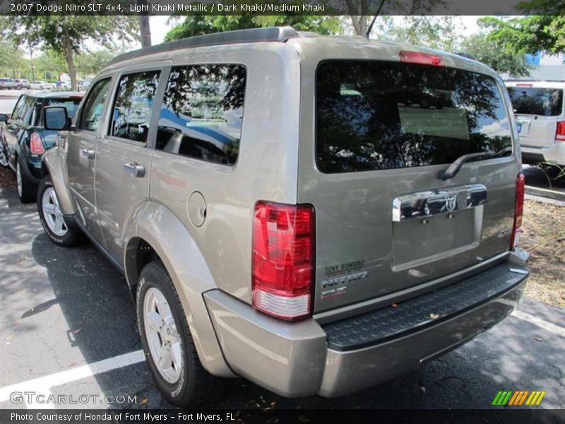 Light Khaki Metallic / Dark Khaki/Medium Khaki 2007 Dodge Nitro SLT 4x4