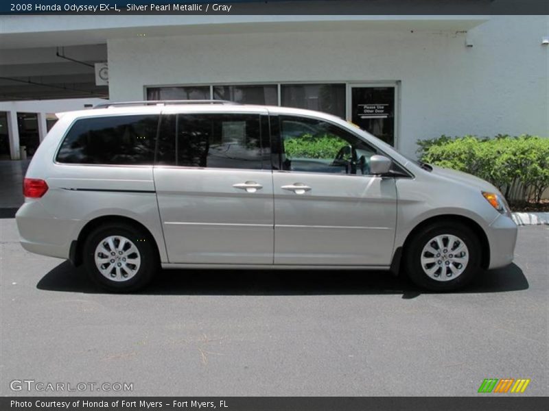 Silver Pearl Metallic / Gray 2008 Honda Odyssey EX-L