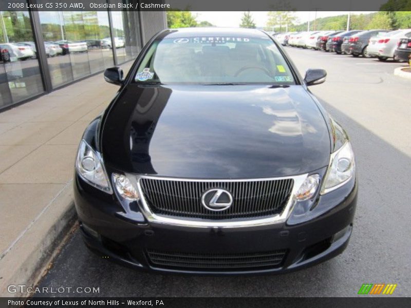 Obsidian Black / Cashmere 2008 Lexus GS 350 AWD