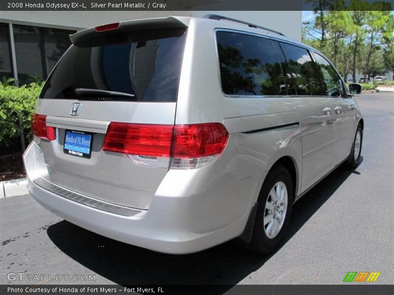 Silver Pearl Metallic / Gray 2008 Honda Odyssey EX-L