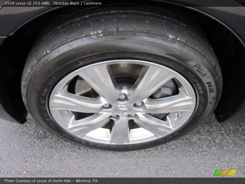 Obsidian Black / Cashmere 2008 Lexus GS 350 AWD