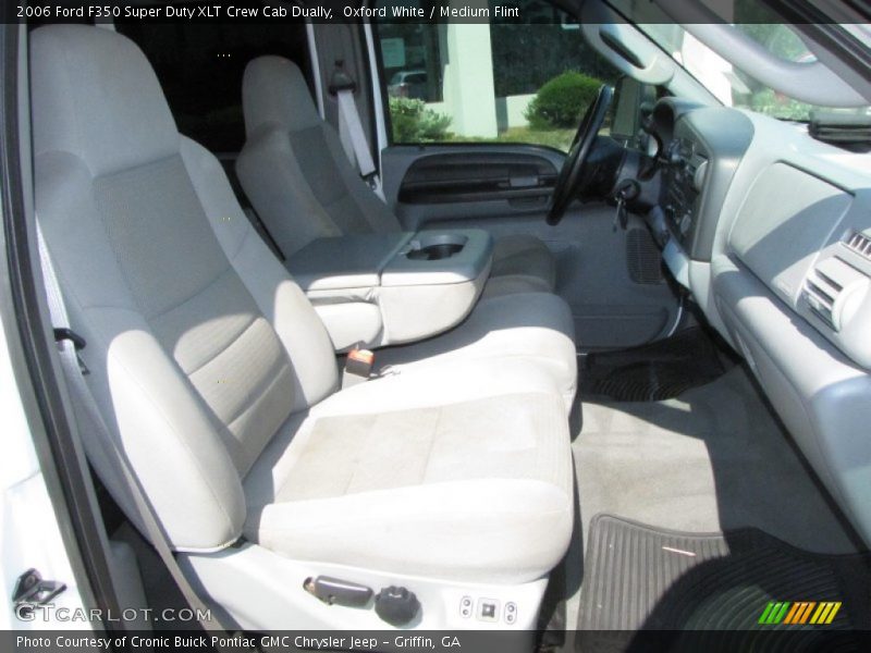 Oxford White / Medium Flint 2006 Ford F350 Super Duty XLT Crew Cab Dually