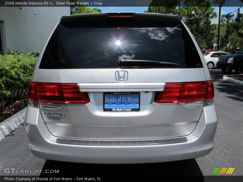 Silver Pearl Metallic / Gray 2008 Honda Odyssey EX-L