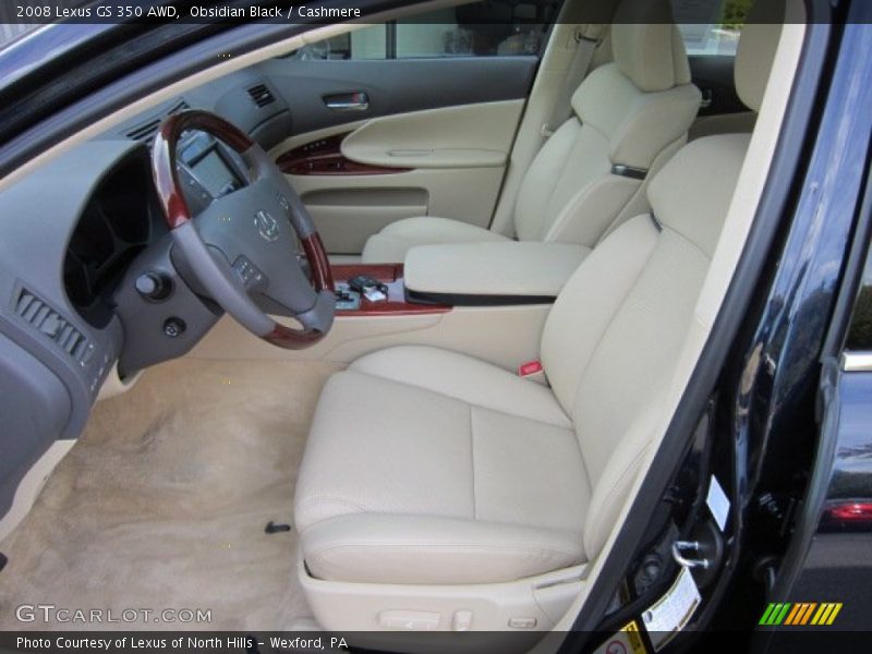 Obsidian Black / Cashmere 2008 Lexus GS 350 AWD