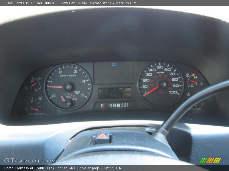 Oxford White / Medium Flint 2006 Ford F350 Super Duty XLT Crew Cab Dually