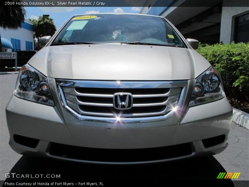 Silver Pearl Metallic / Gray 2008 Honda Odyssey EX-L