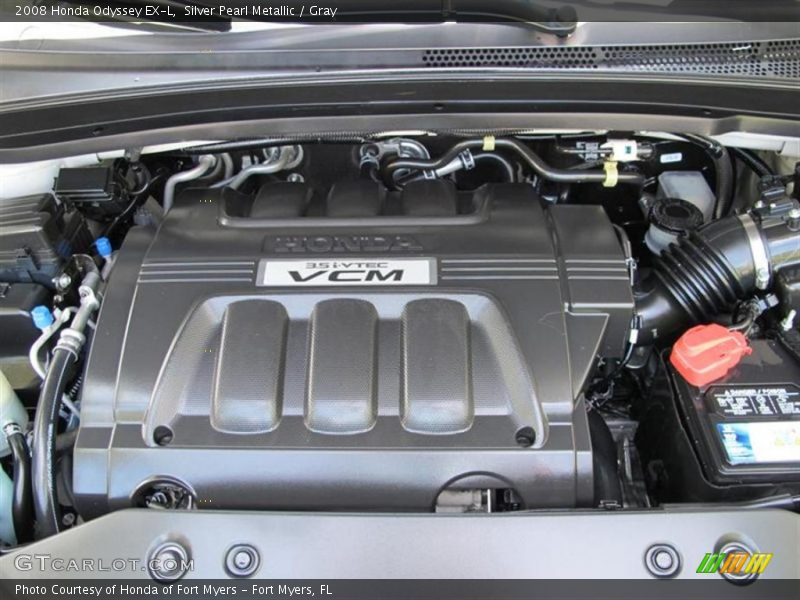 Silver Pearl Metallic / Gray 2008 Honda Odyssey EX-L