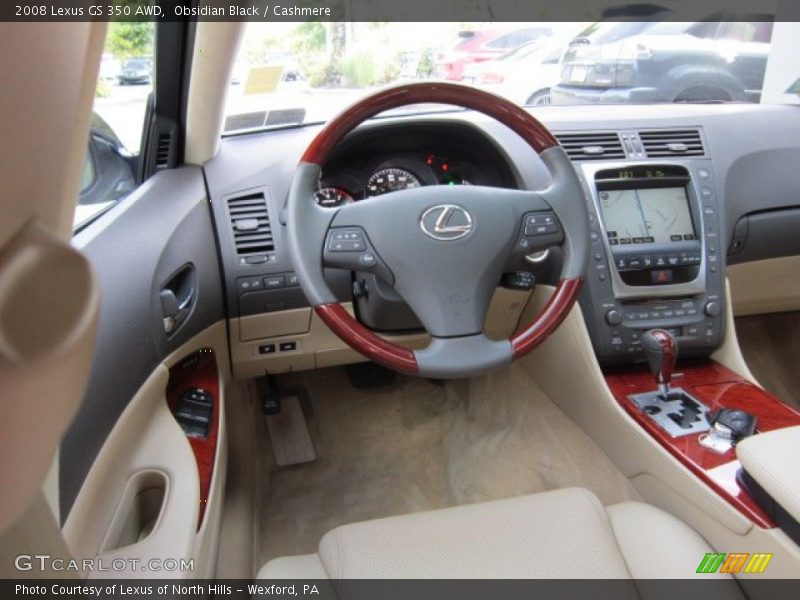 Obsidian Black / Cashmere 2008 Lexus GS 350 AWD