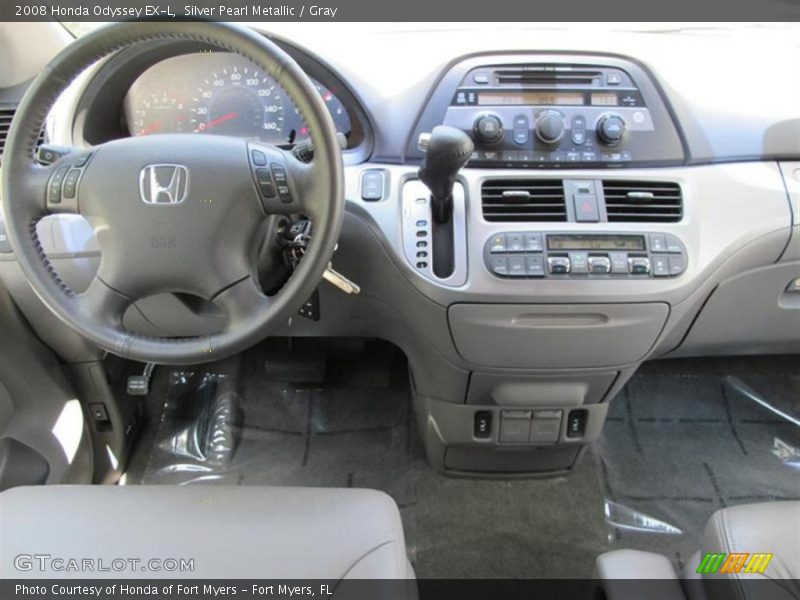Silver Pearl Metallic / Gray 2008 Honda Odyssey EX-L