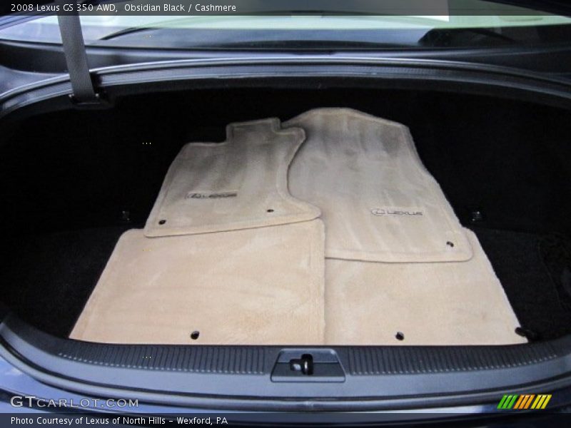 Obsidian Black / Cashmere 2008 Lexus GS 350 AWD