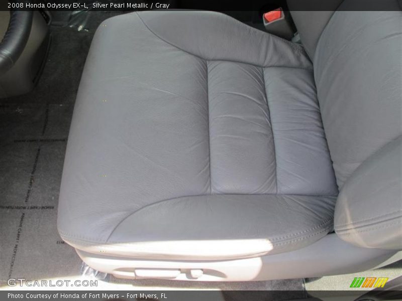 Silver Pearl Metallic / Gray 2008 Honda Odyssey EX-L
