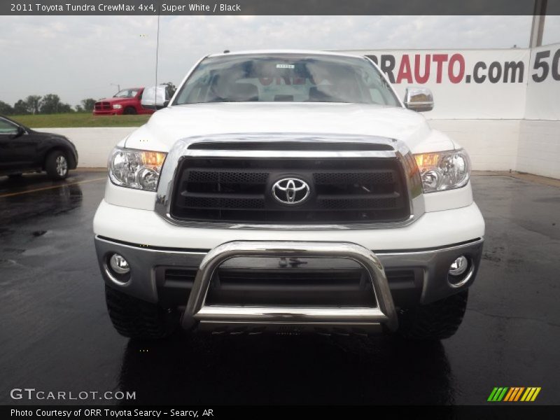 Super White / Black 2011 Toyota Tundra CrewMax 4x4