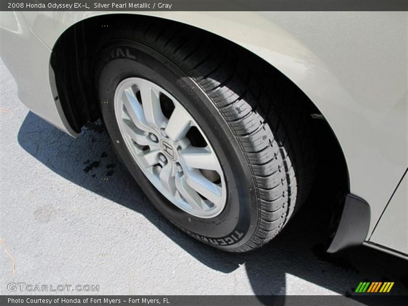 Silver Pearl Metallic / Gray 2008 Honda Odyssey EX-L
