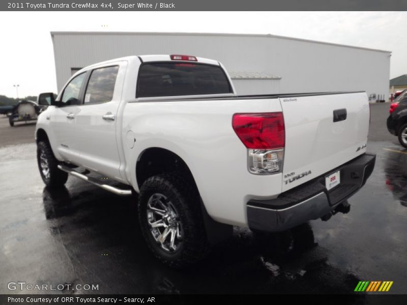 Super White / Black 2011 Toyota Tundra CrewMax 4x4