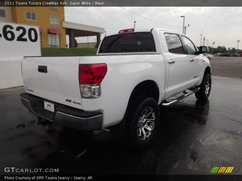 Super White / Black 2011 Toyota Tundra CrewMax 4x4
