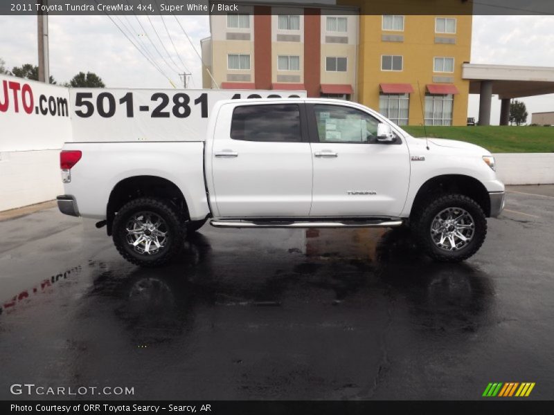 Super White / Black 2011 Toyota Tundra CrewMax 4x4