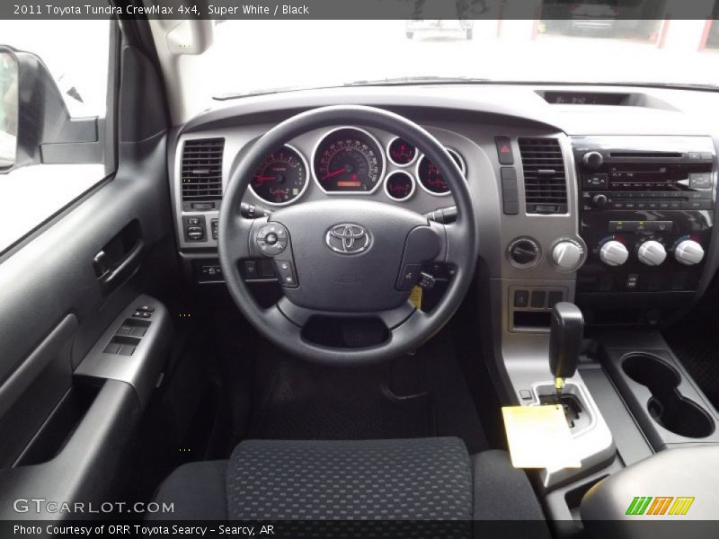 Super White / Black 2011 Toyota Tundra CrewMax 4x4