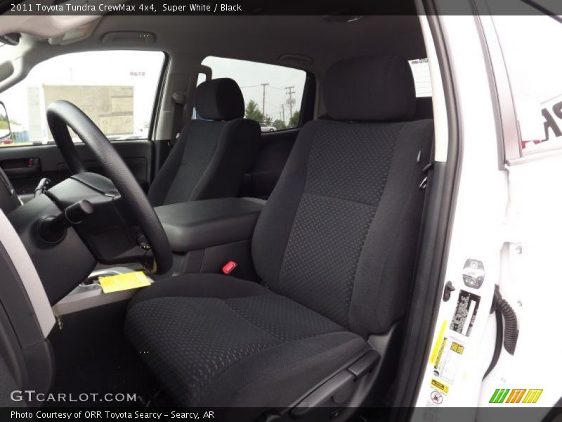 Super White / Black 2011 Toyota Tundra CrewMax 4x4