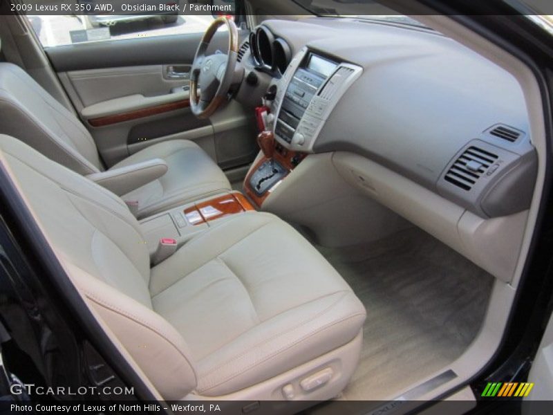 Obsidian Black / Parchment 2009 Lexus RX 350 AWD