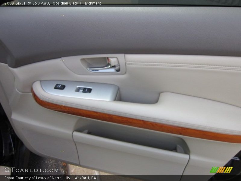 Obsidian Black / Parchment 2009 Lexus RX 350 AWD