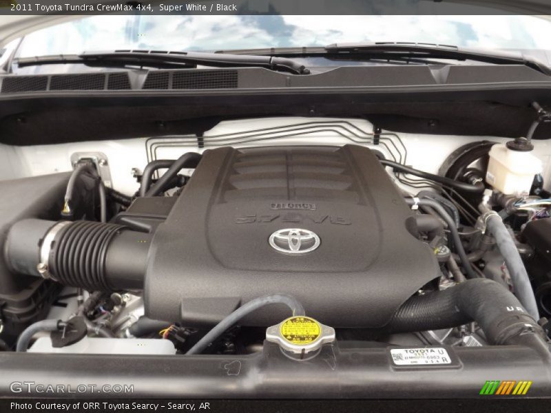 Super White / Black 2011 Toyota Tundra CrewMax 4x4