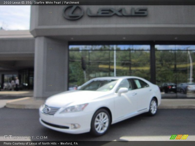 Starfire White Pearl / Parchment 2010 Lexus ES 350